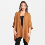 Wholesale women s Fall Winter Knit Kimono One fits most L Acrylic