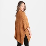 Wholesale women s Fall Winter Knit Kimono One fits most L Acrylic
