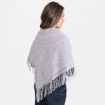 Wholesale solid Color Square Scarf Fringe Tassels Acrylic