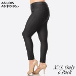 Wholesale women s Plus Classic Denim Jeggings PACK XXL ONLY o Full jeggings ligh