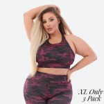 Wholesale women s Active Workout Pink Camouflage Sports Bra Pack Bra ONLY XL ONL