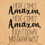 Wholesale here Comes Amazon Christmas Graphic Tee Printed Gildan Heavy Cotton B