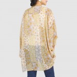 Wholesale women s Lightweight Flower Mix Print Kimono One fits most Polyester