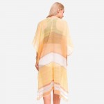 Wholesale women s Lightweight Striped Kimono One fits most L Polyester