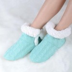 Wholesale women s Assorted Pack Cable Knit Sherpa Slipper Booties pack o Cable k