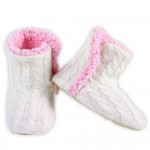 Wholesale women s Assorted Pack Cable Knit Sherpa Slipper Booties pack o Cable k