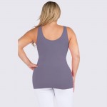 Wholesale women s Plus Seamless Reversible V Neck Tank Top shoulder straps V nec