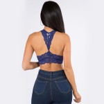 Wholesale women s Padded Lace Bralette pack Padded Floral Lace Racerback Back Br