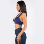 Wholesale women s Padded Lace Bralette pack Padded Floral Lace Racerback Back Br