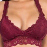 Wholesale women s Padded Lace Bralette pack Padded Floral Lace Racerback Back Br