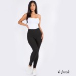 Women's New Mix Brand Brazilian Body Sculpting Full Length Leggings.

- Body Sculpting 
- Anti-Cellulite
- Butt Lifting 
- Full Length
- 3.5" Elastic Waistband

- 6 Pair Per Pack
- Sizes: 3-S/M and 3-L/XL
- 92% Polyester / 8% Spandex