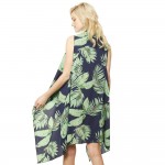 Wholesale women s Lightweight Tropical Palm Leaf Vest One fits most L Polyester