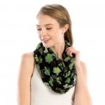 Wholesale women s Lightweight St Patricks Day Print Infinity Scarf W L Polyester