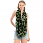 Wholesale women s Lightweight St Patricks Day Print Infinity Scarf W L Polyester