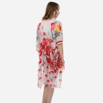 Wholesale women s Lightweight Floral Sheer Kimono One fits most L Viscose Cotton