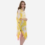 Wholesale women s Lightweight Floral Striped Kimono One fits most L Viscose Cott