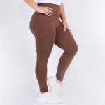 Wholesale women s Plus Rise Casual Leggings o rise waistband lies flat against s