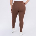 Wholesale women s Plus Rise Casual Leggings o rise waistband lies flat against s