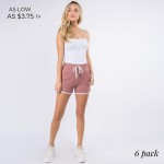 Wholesale women s Mix Brand Active Athletic Drawstring Dolphin Shorts pack Draws