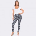 Wholesale women s Plus Camouflage Cotton Blend Jeggings o Full jeggings light sh