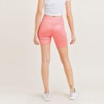 Wholesale women s Athletic Biker Shorts Pack Elastic Waistband Shine Sets Per Pa