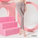 Women's Active High Rise Athletic Leggings Featuring Side Pockets. (6 pack)

- 3.5" High Rise Waistband
- Two Side Pockets
- Designed for Training 
- Sweat-Wicking
- 4-way Stretch
- Breathable
- Smooth, Cool Feel 
- Inseam 27" Long
- 6 Pair Per Pack
- Sizes: 2:S 2:M 2:L
- 75% Nylon / 25% Spandex