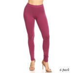 Wholesale full Leggings Rise Waistband Pack o Elasticized Rise Waistband o Fit L