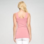 Wholesale women s Seamless Reversible V Neck Tank Top Shoulder Straps V Neckline