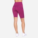 Wholesale women s Active Rise Biker Shorts Mesh Detail Pack Spandex Compression