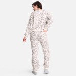 Wholesale comfyLUXE Leopard Print Long Sleeve Lounge Top L XL Soft comfortable f