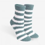 Wholesale comfy Luxe Fuzzy Knit Striped Socks Assorted Pack Pairs Socks Per Pack