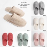 Wholesale comfy Luxe Slide Slippers US Women s Polyester Rubber Sole