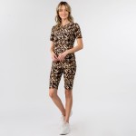 Wholesale women s Mix Brand Camouflage Short Sleeve Top Biker Short Set pack Set