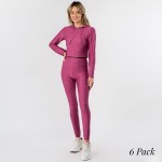 Wholesale honey Comb Tik Tok Activewear Set Including Cropped Hoodie Brazilian B