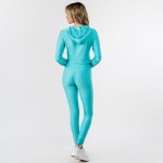 Wholesale honey Comb Tik Tok Activewear Set Including Cropped Hoodie Brazilian B