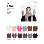 Wholesale c C G Recycled Yarn Smart Touch Gloves One Fits Most Touchscreen Compa