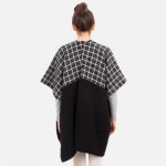 Wholesale women s Plaid Kimono Sherpa Details One Fits Most Polyester