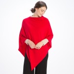 Wholesale women s Solid Color Knit Poncho One Fits Most Acrylic Cashmere Nylon