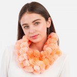 Tye Dye Bubble Scarf.

- Approximately 8" X 14"  
- 100% Polyester 