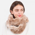 Wholesale faux Fur Infinity Scarf One Fits Most Polyester