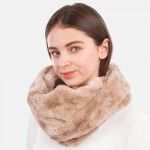 Wholesale faux Fur Infinity Scarf One Fits Most Polyester