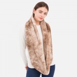 Wholesale faux Fur Infinity Scarf One Fits Most Polyester