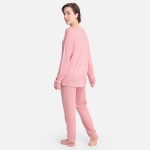 Wholesale comfy Luxe Soft Knit Lounge Top L XL US Women s Relaxed Fit Rayon Poly