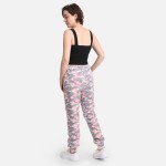 Wholesale comfy Luxe Camo Print Lightweight Lounge Pants L XL US Women s Elastic