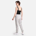 Wholesale comfy Luxe Animal Print Lightweight Lounge Pants S M US Women s Elasti