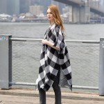 Wholesale do Everything Love Reversible Knit Buffalo Check Kimono One Fits Most