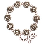 Wholesale western Metal Belt Chain Claps