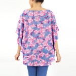 Lightweight Floral Print Poncho Blouse

- One Size Fits Most 0-14
- 100% Polyester