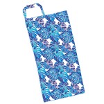 Two-in-One Palm Leaf Tote Bag that Unfolds Into a Beach Towel.

- 100% Polyester
- Approximately 56" L x 27" W