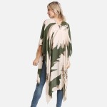 Wholesale womens Lightweight Abstract Floral Kimono One Fits Most Polyester